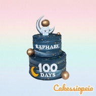 Space Design Cake/Birthday Cake/Cake/Astronaut Design Cake