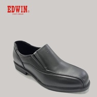 EDWIN MEN SHOES ~ E30361 Men Leather SLIPON Shoe - BLACK