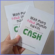 ✳ ✓ 50k Ipon Challenge Mini Booklet Affordable with or without money pouch