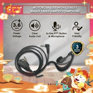 Motorola 6200 High Quality Walkie Talkie Earpiece Earphone for T6 T8 T62 T80 T80EX T82