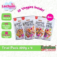 EATALIAN EXPRESS Trial Set Pasta 100g X 4 Pack Pasta Sayur Baby 8 Bulan Keatas