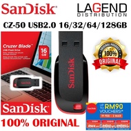 Computer & Accessories⊙SanDisk CZ50 Cruzer Blade USB 2.0 Flash Drive (16GB/32GB/64GB). LIKE KINGSTON
