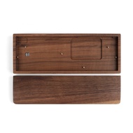 Wooden Shell Walnut And Rosewood Poker60% Customization Compatible with Wooting60HE Computer Keyboar
