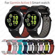 Sport Silicone Watch band For Garmin Active 5 Smart watch Bracelet Replacement Wristband
