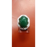Cincin Batu Akik Hijau