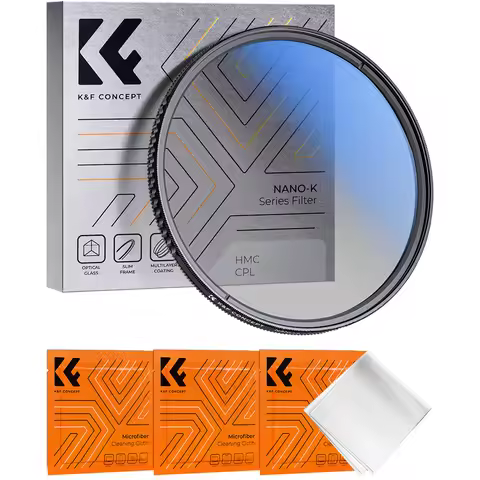 K&F Concept 37mm-82mm CPL Camera Lens Filter Circular Polarizer Multi Coated Filter 39mm 46mm 49mm 5