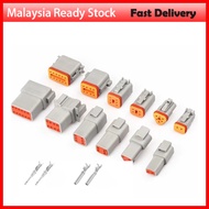 1 Set Deutsch DT Connector DT06-2SDT04-2P 2P 3P 4P 6P 8P 12Pin Straw Al Plug For Car Motor With Term