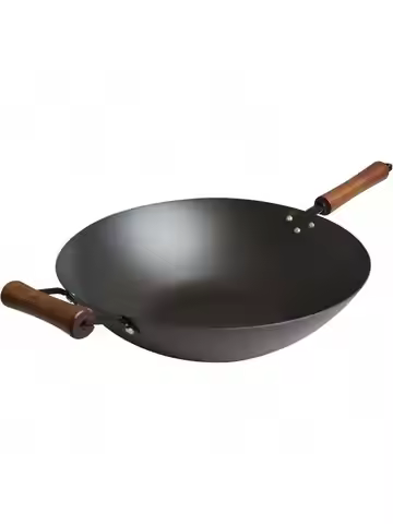 Classic Series 14-Inch Preseasoned Carbon Steel Wok