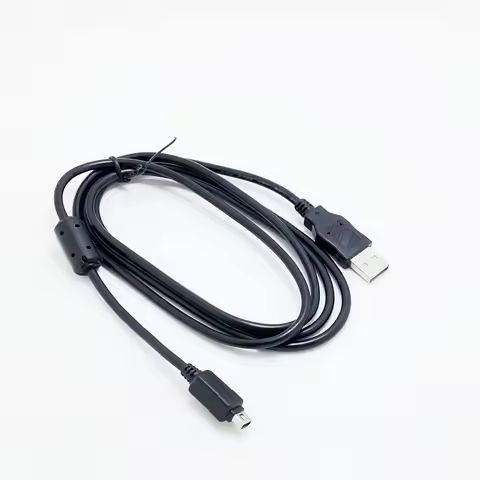 12Pin Camera USB Data Cord Cable for Olympus E-PL7 E-PL1/2/3/5/8 EM5 E-M10Ii EM1 CB-USB5 CB-USB6