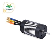 3650 Internal Rotation 4 Pole Non-Inductive Brushless Motor Axle Diameter 3.175mm1/14 1/12 RC Car 36