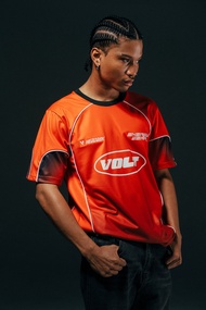 VOLT X HEADAEK VECTOR 001 ORANGE เสื้อฟุตบอล สีส้ม