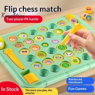 Kayaktion 2-4 Player Flip Chess Memory Game Board Games Double Player Battle Puzzle Kid Concentratio