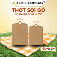 Genuine LocknLock Wood Fiber Cutting Board Anti-Slip with Water Collection Slot - T2CMall