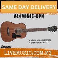 Ibanez V44MINIE-OPN V Series 3/4 Size Acoustic Electric Guitar, Open Pore Natural ( V44MINIE OPN / V