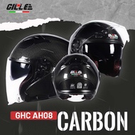 GILLE GHC AH08 Carbon Dual Visor Half Face Motorcycle Helmet