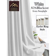 Home Curtain [1PC] RING Type Modern Langsir Curtain Semi Blackout Langsir Pintu Door Curtain Tirai Tingkap/Langsir murah/Langsir rumah-A14