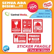 Fragile sticker - Rp. 5,000 FOR 50 PCS