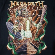Original imported MEGADETH Band T-shirt Size LARGE - Pyramid NOS ANVIL
