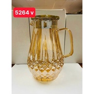HEAT RESISTANT GLASS BOTTLE 400 DEGREES C WHITE - YELLOW 1.7L