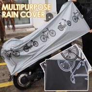 Motorcycle Rain Cover - Waterproof Dustproof Foldable - Sun Protection Multifunctional - For Lectric Vehicle - Mountain Bike Protector Accessory - Outdoor Bicycle Protective Case