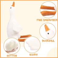 Goose Plush Doll Big White Duck Plushie Funny Soft Pillow Doll Children's Gift Present