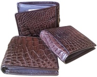 One Set 3 Crocdile Leather Wallets