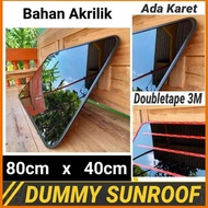 80*40CM SUNROOF MOBIL UNIVERSAL / SIMULASI DUMMY SUNROOF