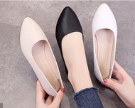 [Hoàn tiền 15%][O18] Giày búp bê nữ mũi nhọn da mềm giản dị đế 2cm cực êm chân-Kèm hình thật