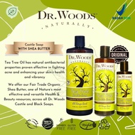 Dr Woods Castile Soap32Oz Tea Tree Shea For Normal To Oily Skin Sabun