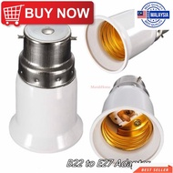 MH Ready Stock Bayonet B22 To E27 Screw Light Bulb Adaptor,Bulbs Adapter Converter,E27 Light Bulbs C