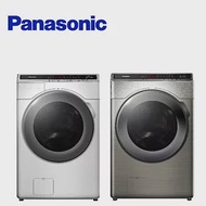 Panasonic 國際牌 19/11kg滾筒式溫水洗脫烘ECONAVI變頻洗衣機 NA-V190MDH -含基本安裝+舊機回收 炫亮銀(S)
