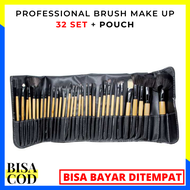 PROFESSIONAL BRUSH MAKE UP 32 SET DENGAN POUCH - MAG5170 / Kuas Make Up Set / Kuas MakeUp 1 Set / Ku