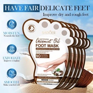 Coconut Foot Mask Moisturizing Foot Peeling Mask Exfoliating Exfoliant Pedicure Feet Care Feet R7g2
