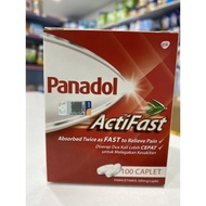 Panadol actifast 100’s (gsk) ready stock