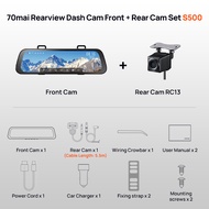 9.35 Inch Full Screen 70Mai Rearview Dash Cam S500 1944P Auto Cam 138FOV 70Mai S500 Mirror Car Recor