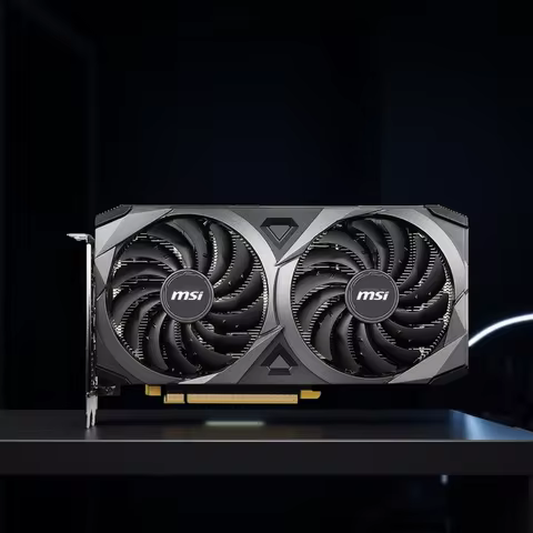 MSI GeForce RTX 3060 VENTUS 2X 12G OC Gaming Graphics Card 12GB GDDR6 192-bit HDMI DP PCI-E 4.0 8Pin