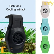 LANFY Fish Tank Cooling Fan, USB LowVoltage Aquarium Cooling Fans, Reduce Water Temperature 2 Level Speed Adjustable Mute Fan Wall-mounted Fish Tank Aquarium Cooler Fish Tank