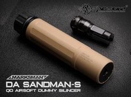 【Action!】售完）MARKSMAN - DA SANDMAN-S軍版樣式 QD滅音管 CERAKOTE沙色