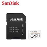 SanDisk 64GB 高耐久 監視器/行車紀錄器 4K 長時專用記憶卡 V30 U3 (SD-SQQNR-64G)