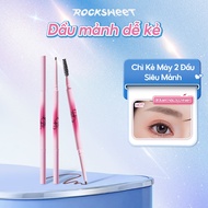 Rock Sweet RS Natural 2-Headed Eyebrow Pen, Waterproof, Clear Color, Non-slip, Easy to Draw for Begi