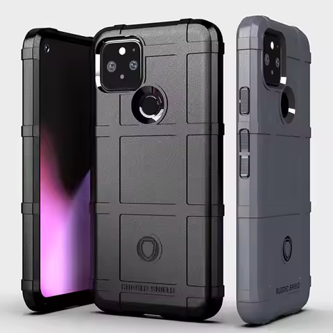 For Google Pixel 5 Pixel5 Armor Shield Case Shockproof Silicone Back Cover for Pixel 5 Google Heavy 