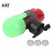KHJ Fishing Pole Alarm, Luminous Indicator Sensitive Fishing Light Alarm, Durable LED Signal Rod Ala