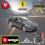 Bburago Diecast Children's Toy Ferrari 599 GTO Sedan Sport Racing Car Scale 1:64 and 1:34