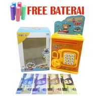 MESIN [FREE Battery] YA2 ATM Machine Toy/CARTOON BANK Piggy BANK Toy