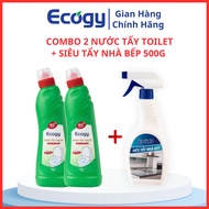 Nước tẩy Toilet đa năng Ecogy Hỗ trợ làm sạch các mảng bám cặn canxi trên bồn cầu. chậu rửa..