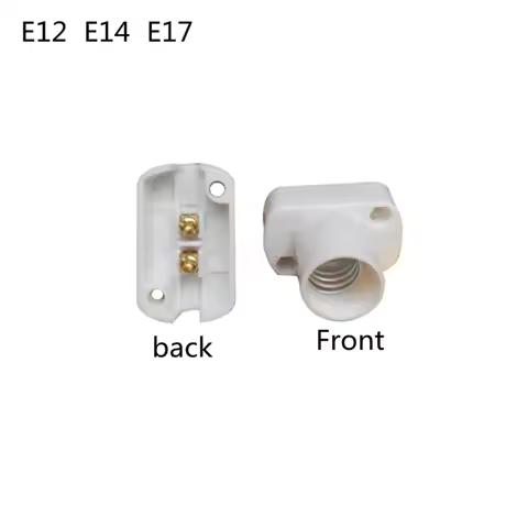 E12 holder E14 base E17 lamp base square lamp holder E14 with mounting holes lamp holder E12 lamp ba