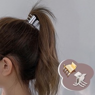 Korean crab claw hairpin for beautiful women hottrend metal small size iLita - bag cute hair bun wit