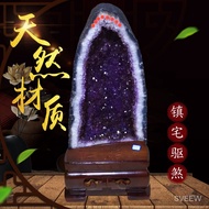 【The shipping speed is slow】Natural Amethyst Hole Decoration Crystal Cave Degaussing Purple Crystal Cave Rough Stone Pur