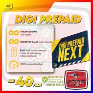 Simkad Digi Prepaid 40| Postpaid 55 Unlimited Data Internet Hotspot Tethering Wifi