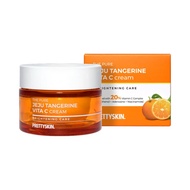 PRETTYSKIN Vitamin C Cream for face 52ml / Pure JEJU island Tangerine Vitamin C / Lightweight, Non-S